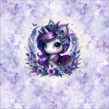 VB Purple Pavo Unicorns Panel 1